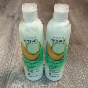 AVON Senses Cucumber & Melon Body Lotion x 2